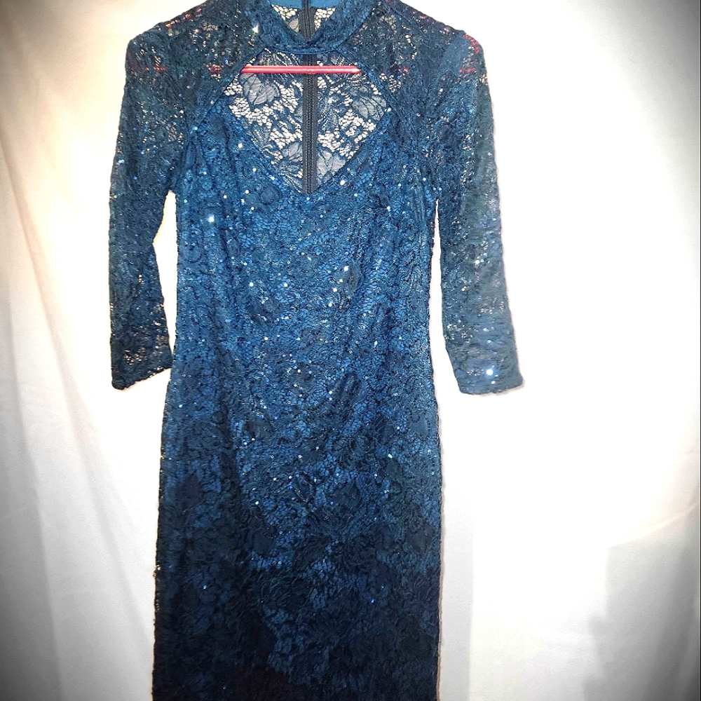 Formal, lace dress